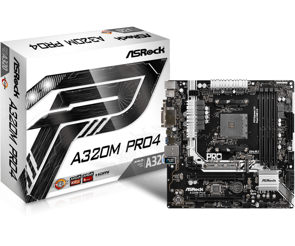 Mainboard Asrock A320M Pro4 Socket AM4 _518SP